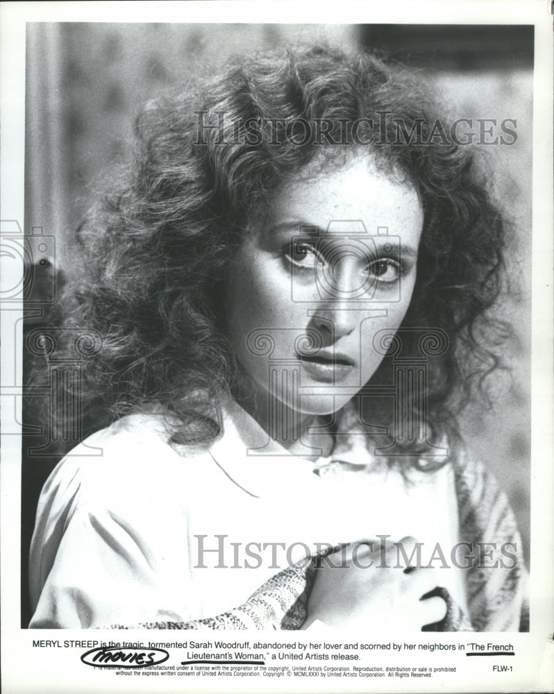 1981 French Lieutenant&#39;s Woman Meryl Streep - Historic Images