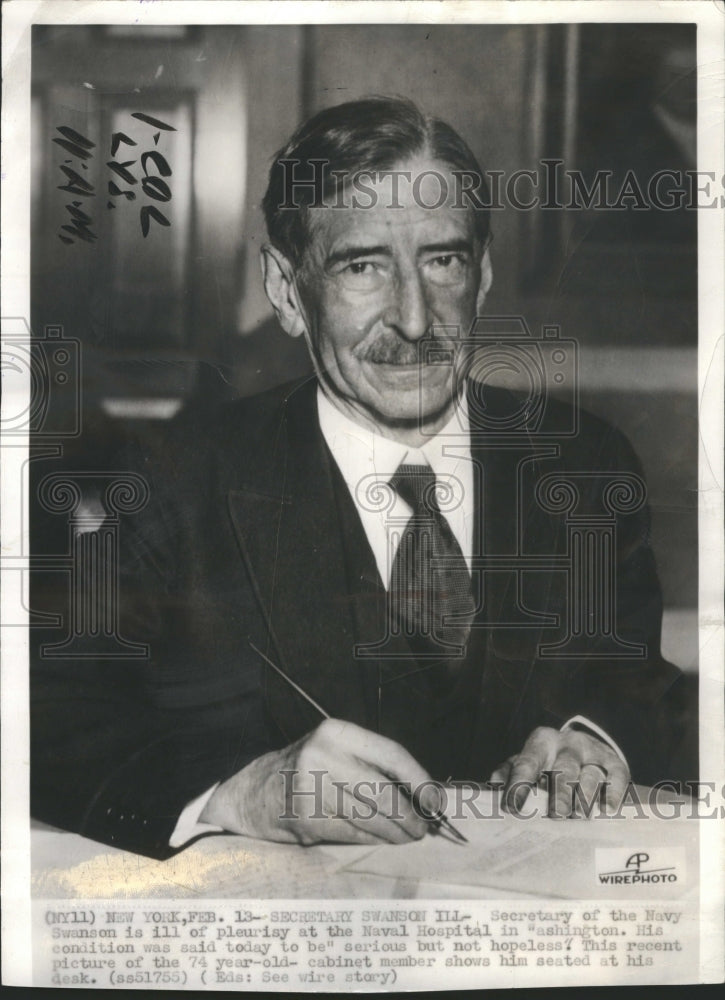 1939 Secretary Swanson Secretary Navy - Historic Images