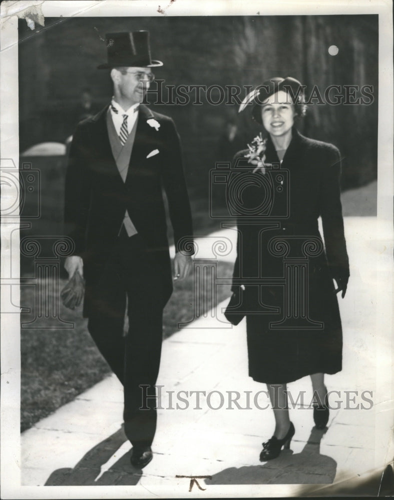 1938 Mr Mrs Ernest Leroy Swift Detroit - Historic Images