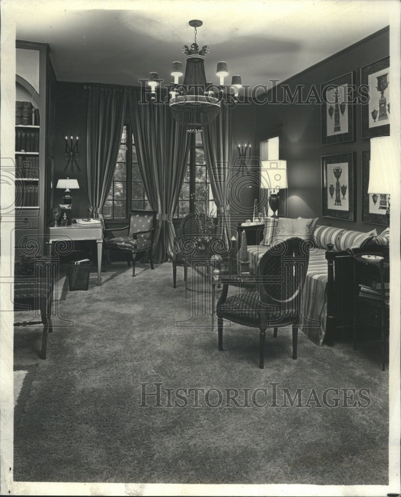1975 Burlington Living Bed Room American - Historic Images