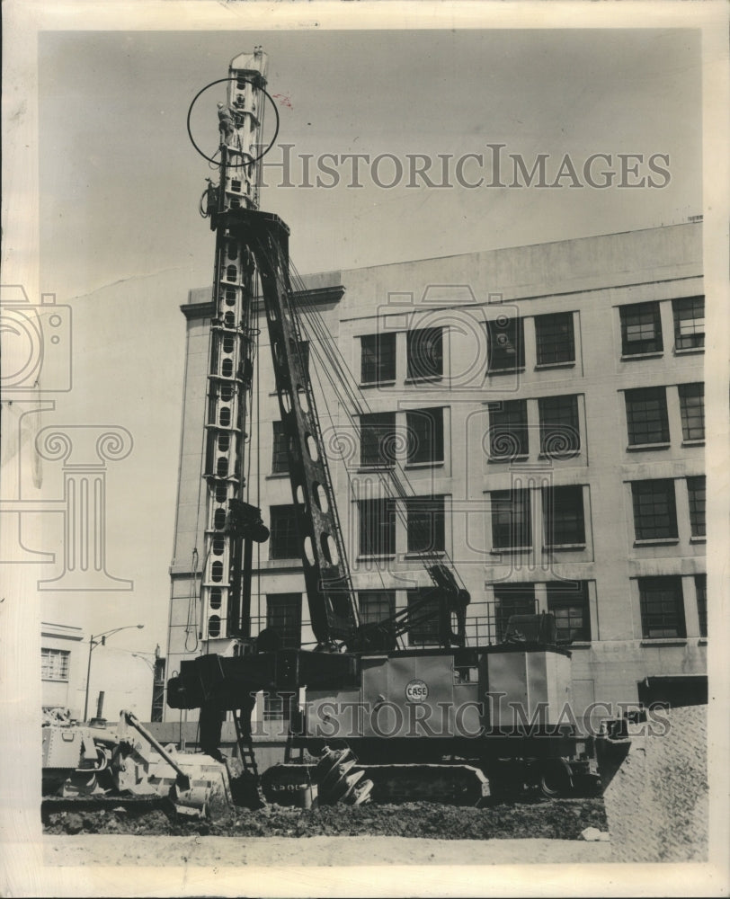 1960 Press Photo World&#39;s Largest Construction Drill - Historic Images