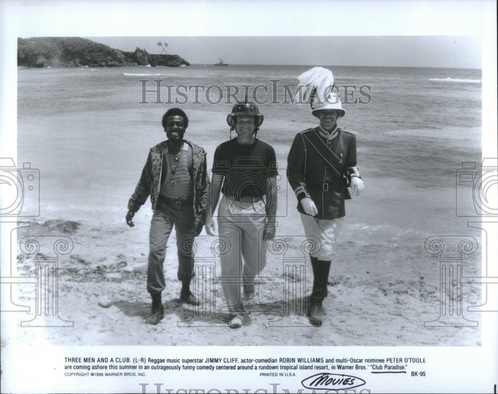 Press Photo Club Paradise Harold Ramis Robin Williams