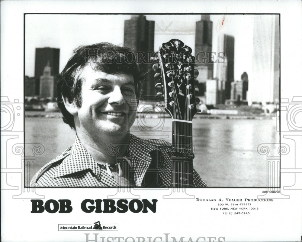 1980 Press Photo Samuel Rober Singer Folk Music Late