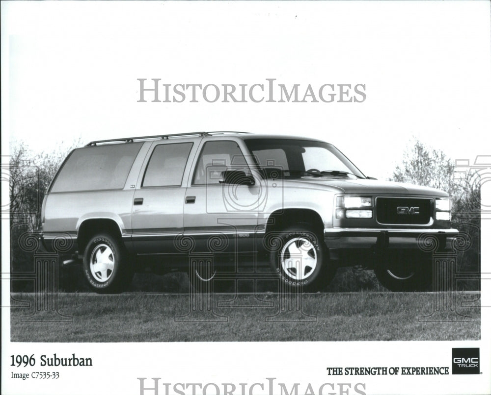 1966 Press Photo 1996 Suburban Model Car GMC Yukon