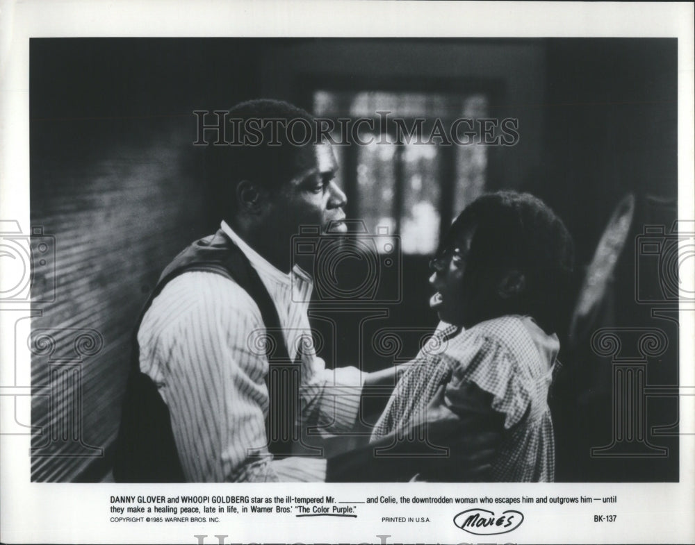 Press Photo Danny Glover Whoopi Goldberg Warner Bros&#39;