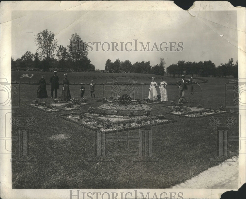 1982 Press Photo Chicago Parks Illinois Ground