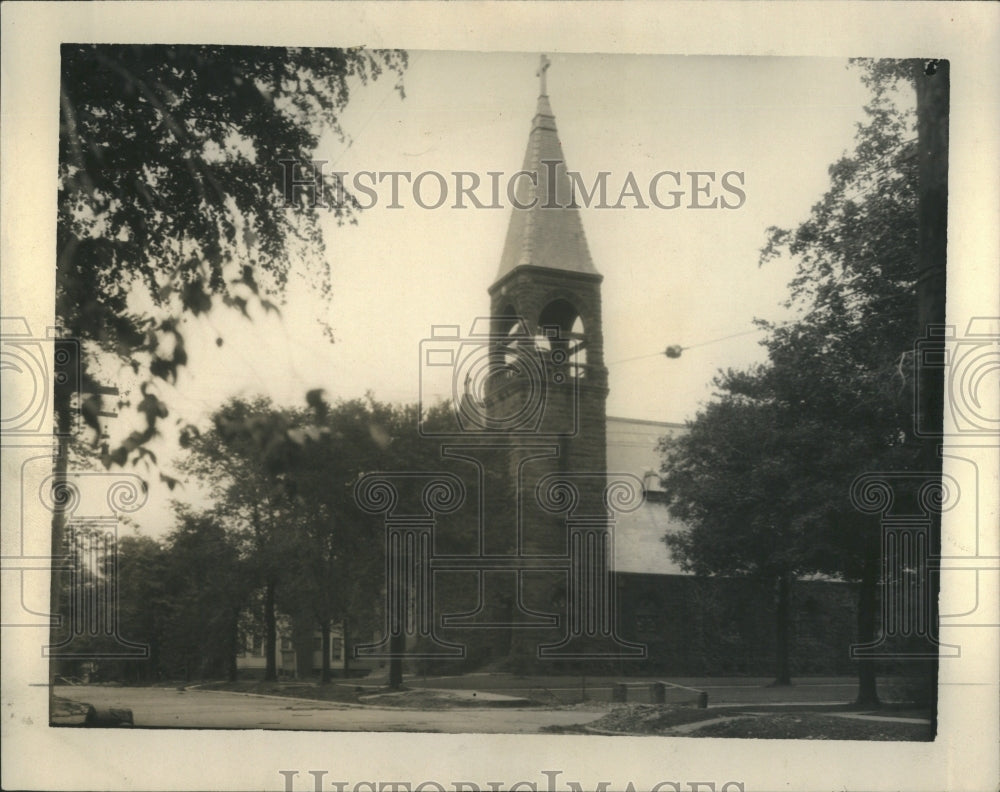 1929 Press Photo Christ Episcopal Church Utica Howard