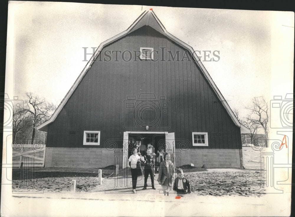 1965 Press Photo Children Lincoln Park Farm City Zoo