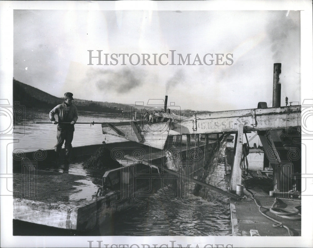 1941 Press Photo Coal Combustible Black Beds Seams