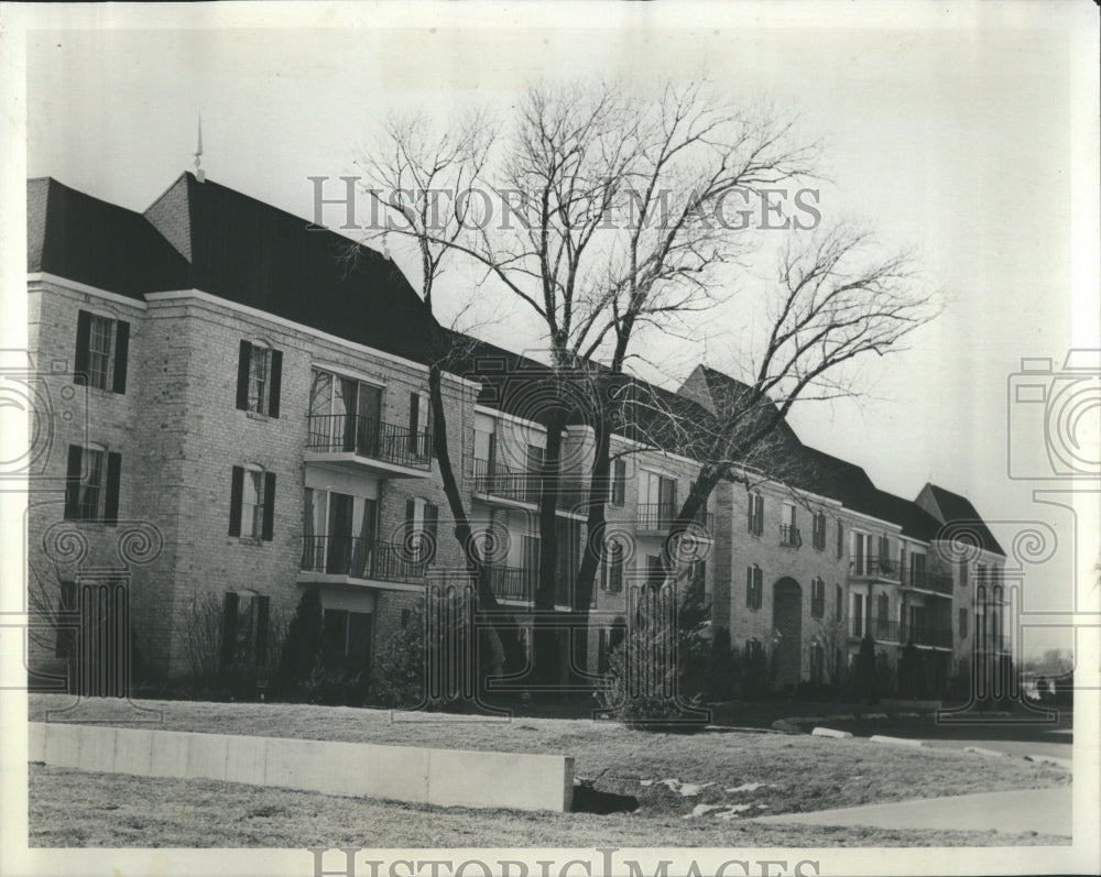 1970 Press Photo 18th Century French Style Apartments