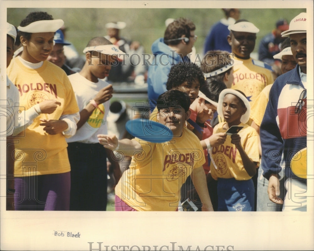 1990 Press Photo World Special Olympics Sport