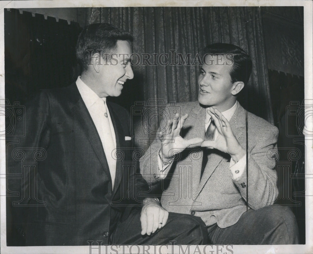 1959 Press Photo Randy Wood Boone Story