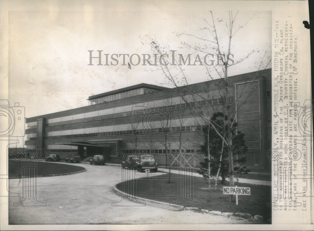 1946 Press Photo Administration Building Sperry Company