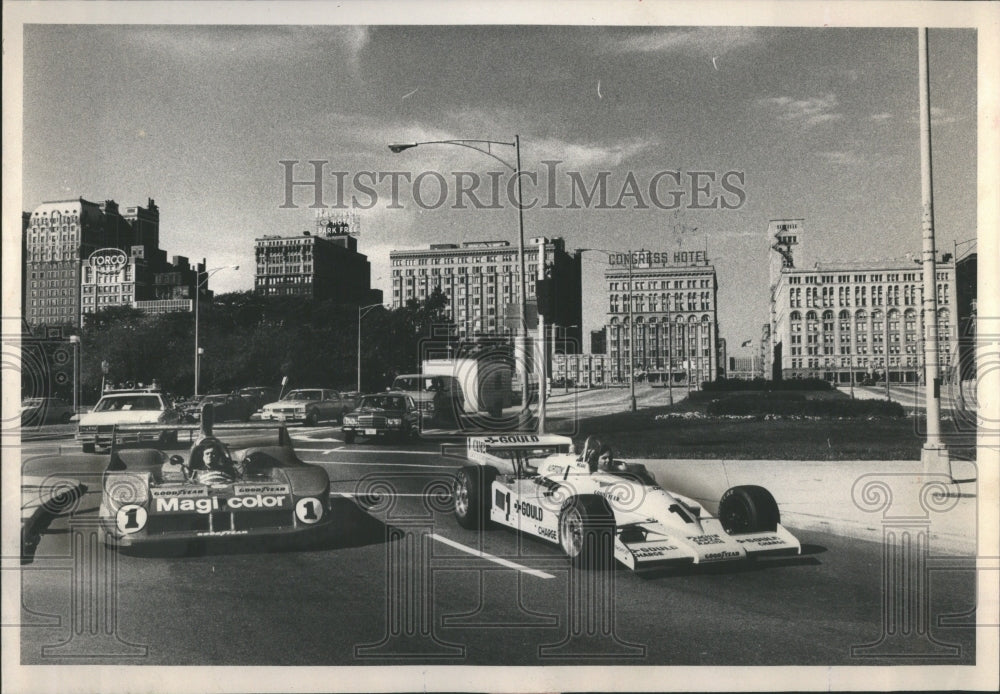 1980 Press Photo Patrick tombay Rice Mears Grant Park