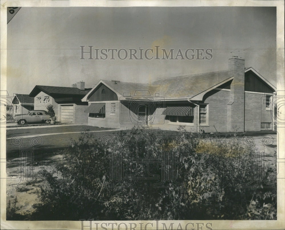 1955 Press Photo Prudential New Homes Rance Village