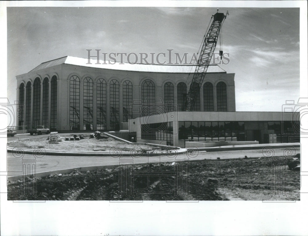 1993 Press Photo Du Page County Airport Construction