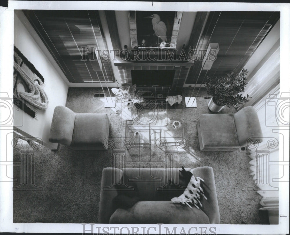 1977 Press Photo Overhead shot of Westwind C Model Home