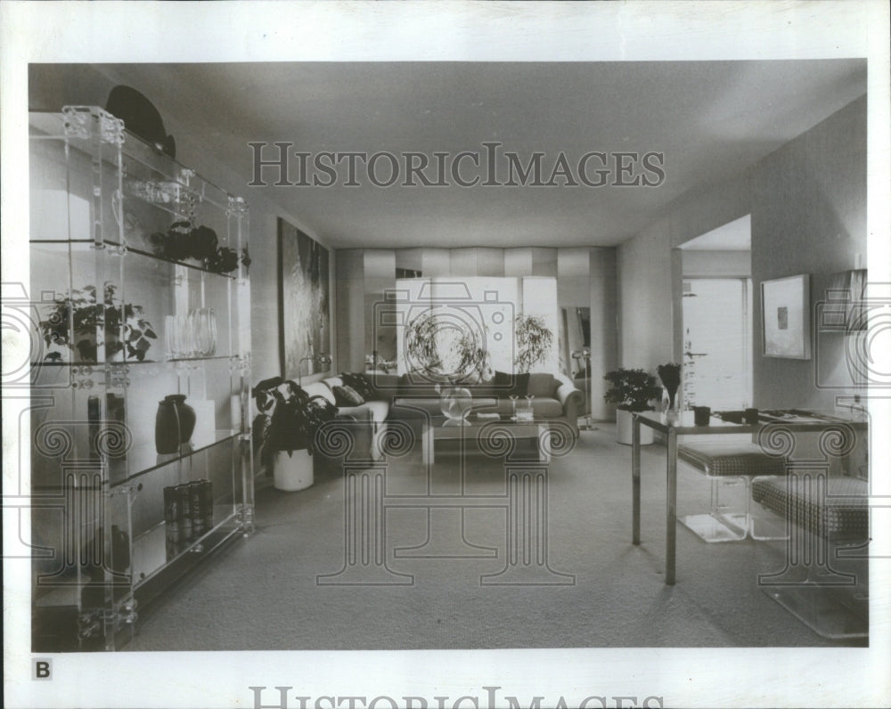 1980 Press Photo Living Room Australia New Zealand