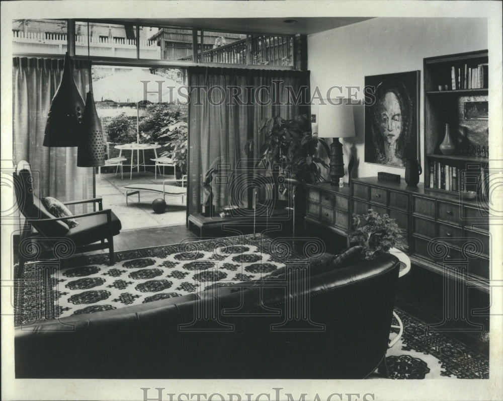 1965 Living Rooms Press Photo