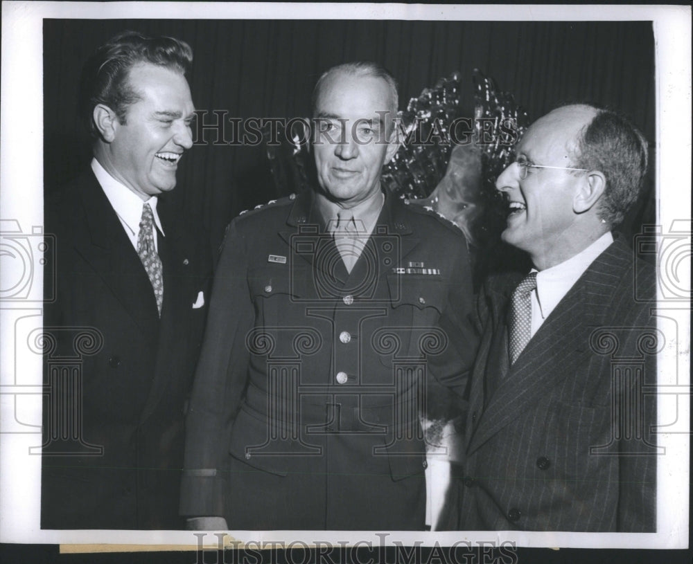 1947 Press Photo Eichelberger Kyser Skelton Hollywood