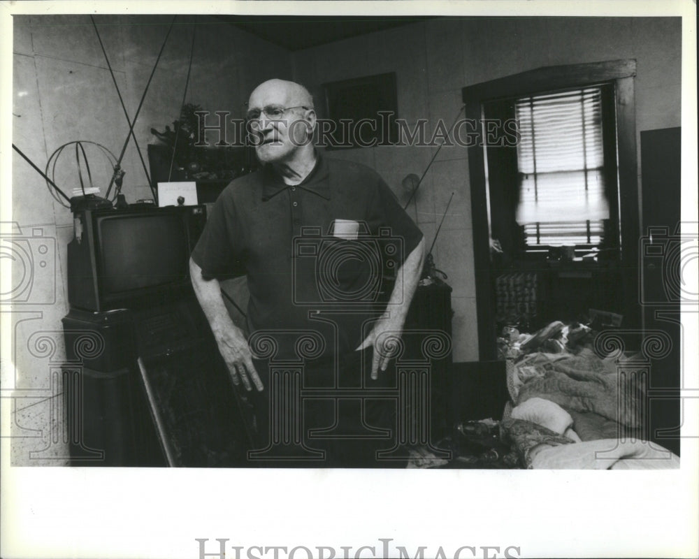 1984 Press Photo House Burglars Shot Brother Wietecha