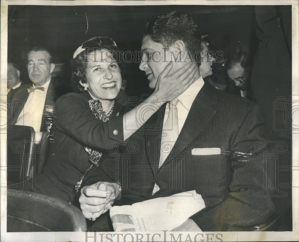 1955 Press Photo Medinah Temple Wards Meeting Wolfson