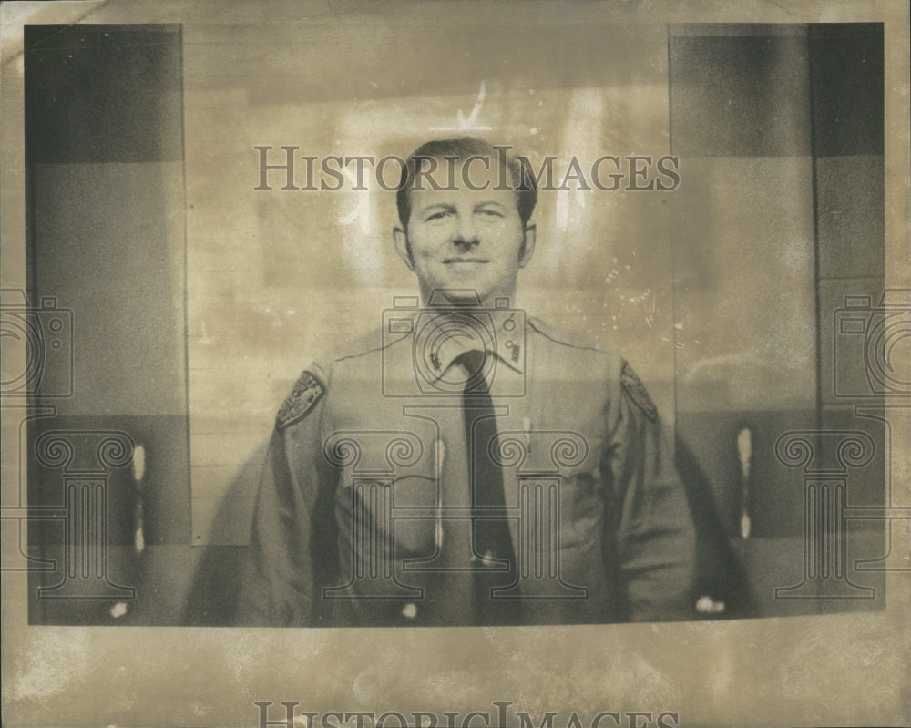 1975 Press Photo Harvey Patrolman Eugene Wojtowicz