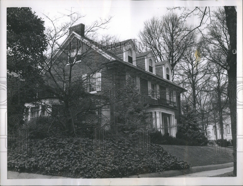 1957 Press Photo Red Cross President Gruenther New Home