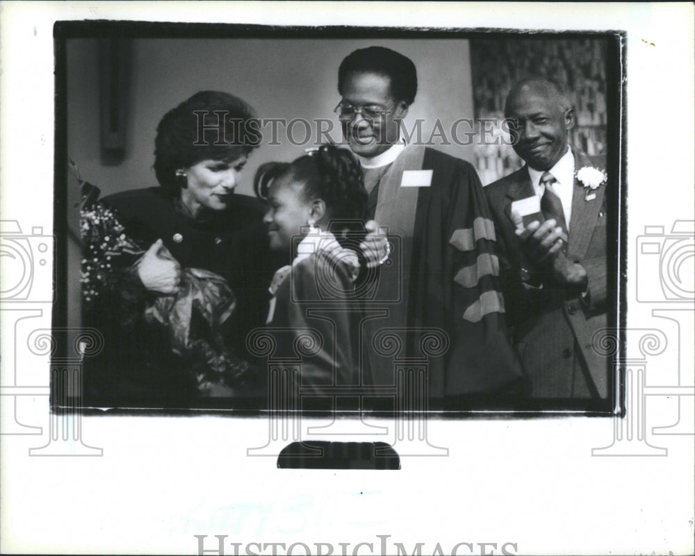 1988 Press Photo Katharine Dickson Dukakis US President