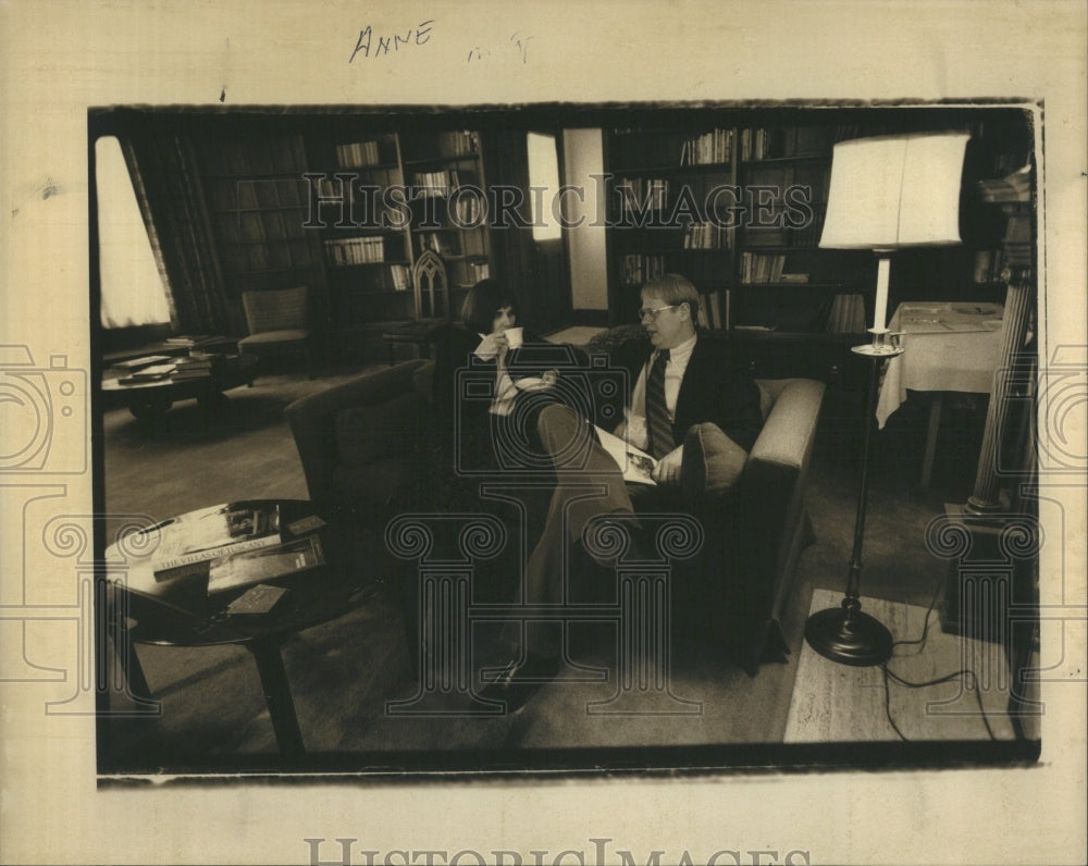 1966 Press Photo U of Michigan President&#39;s Home