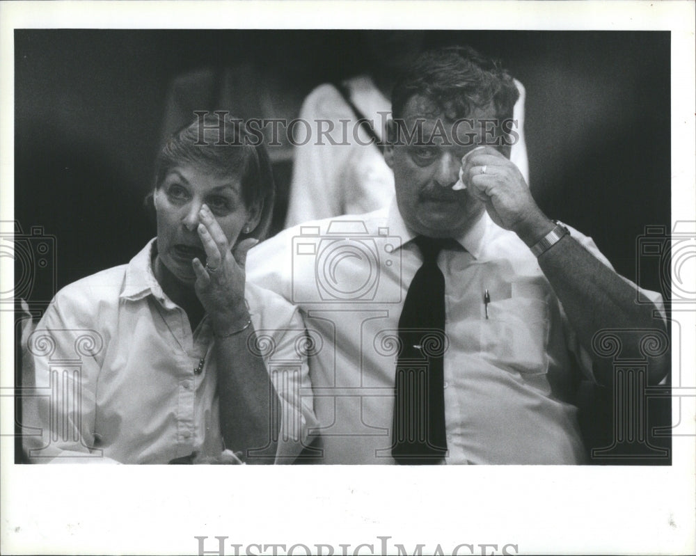 1994 Press Photo Murder Trial