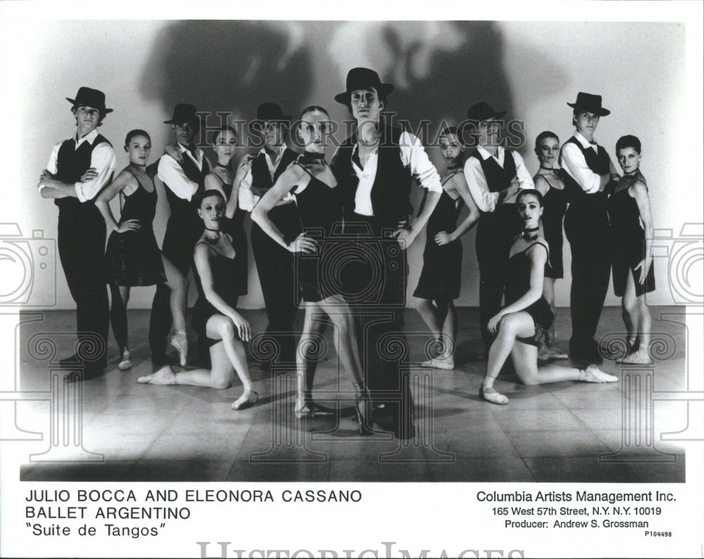 Press Photo Bocca and Cassano from Ballet Argentino