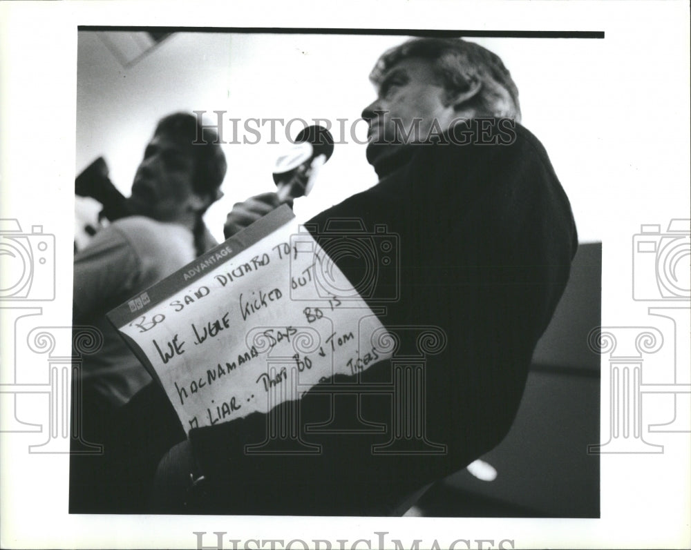 1991 Press Photo Bill Bonds American Anchor Reporter