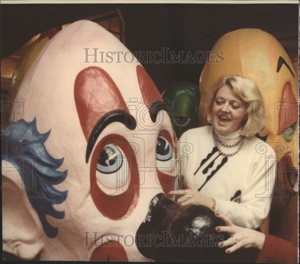 1985 Press Photo Carlene Bonner Wife Tom Bonner WSU