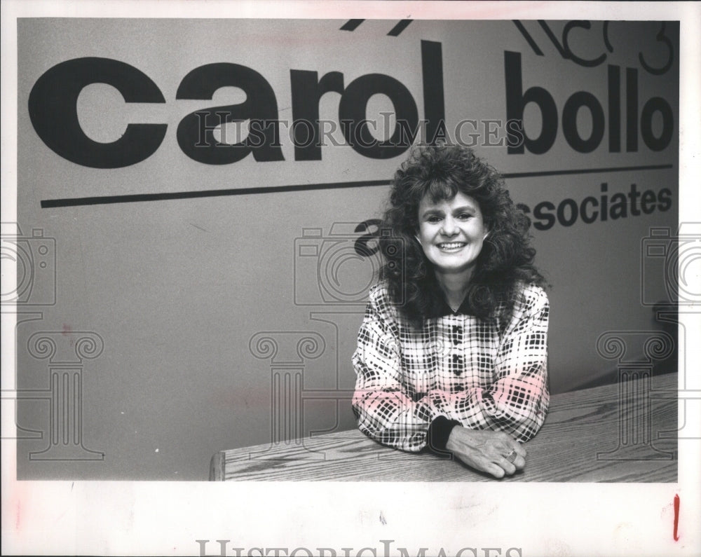 1989 Press Photo Owner Carol Bollo Michigans Real Women