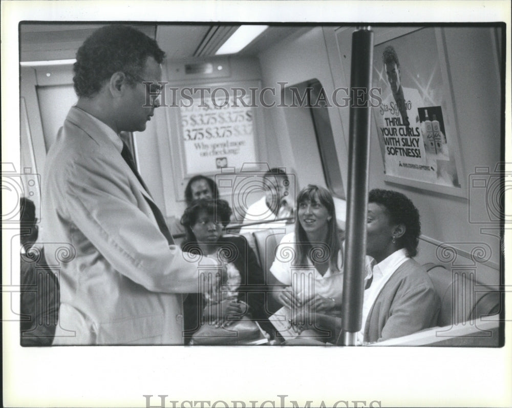 1986 Press Photo Horace Julian Bond American Activist