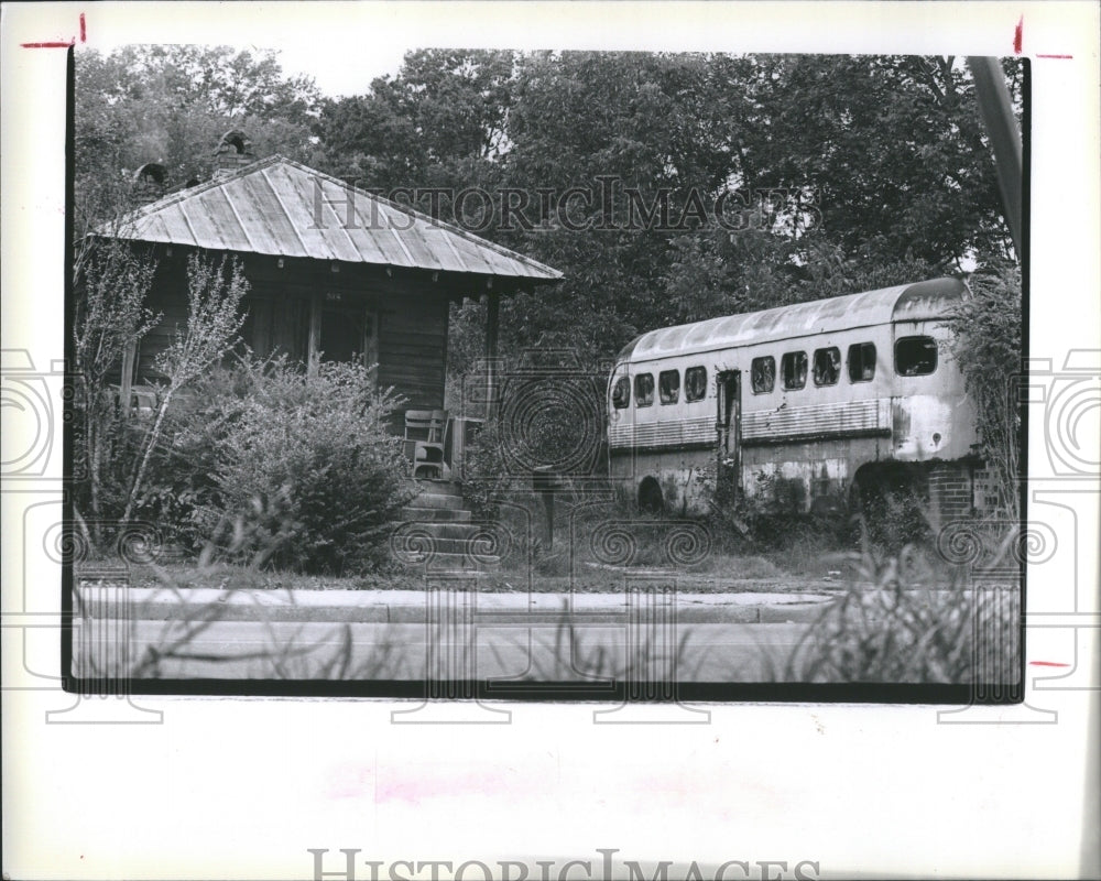 1980 Press Photo Monticello Rusty Grandfather House