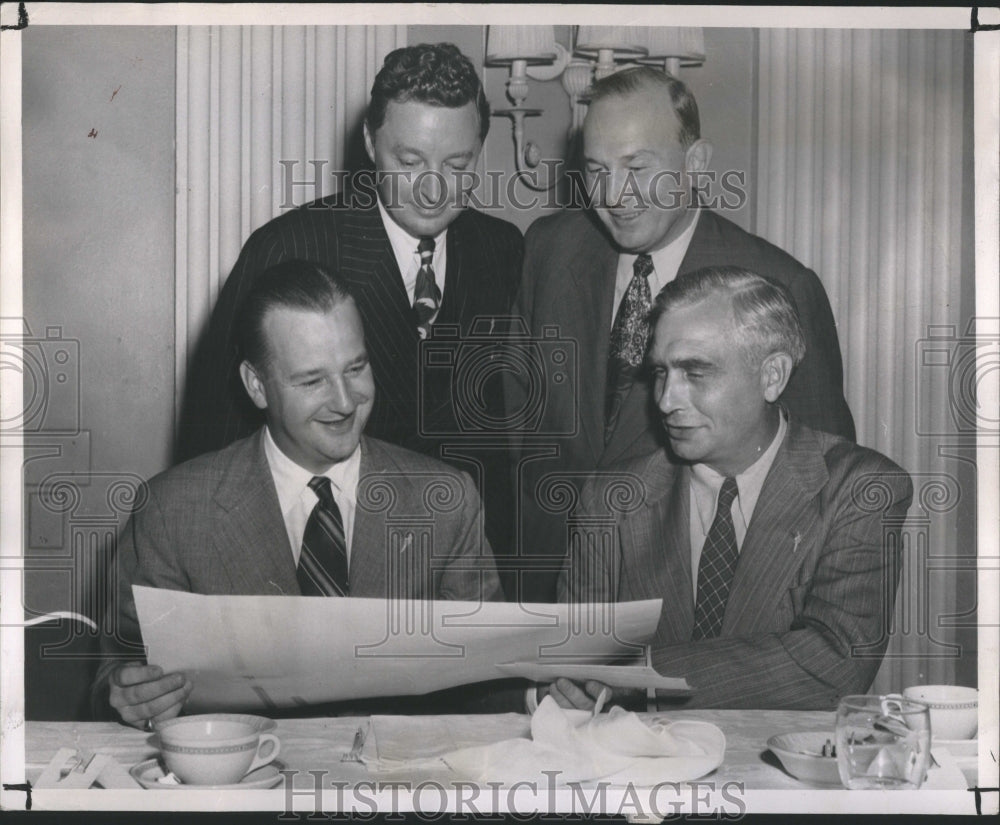 1949 Press Photo Benson Ford