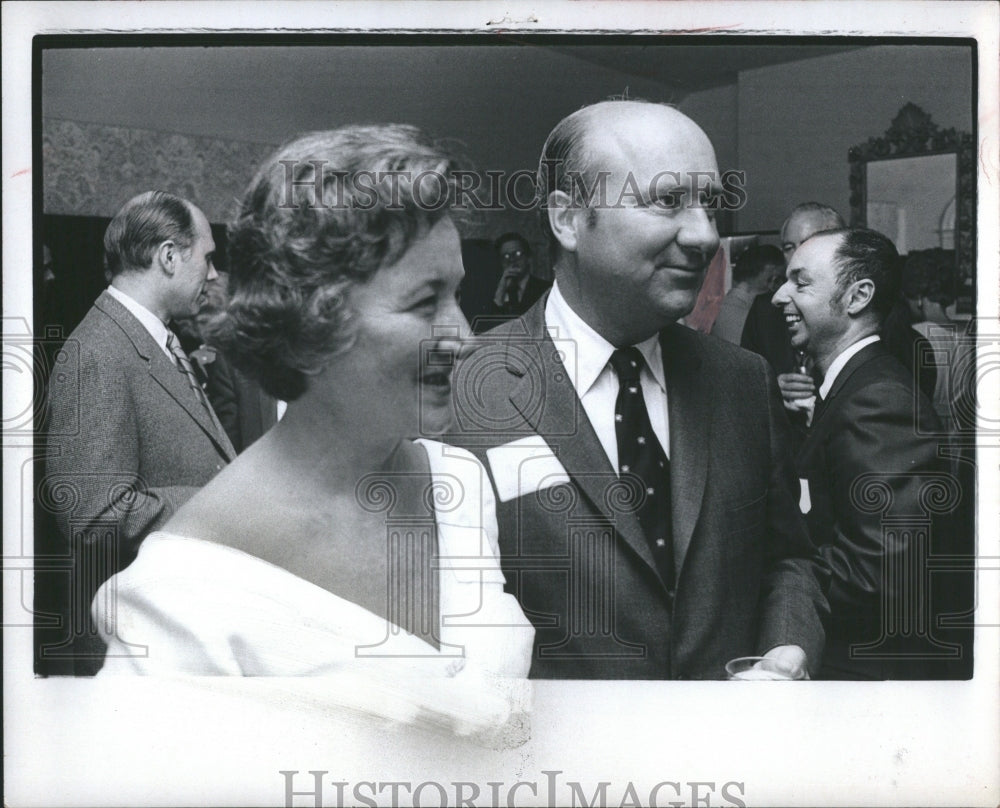 1972 Press Photo Mr Mrs John B Ford III Wife Husband