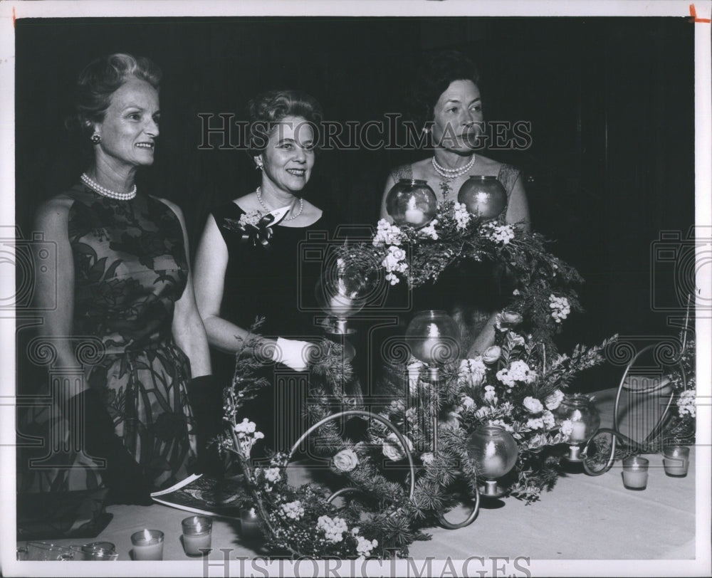 1962 Press Photo Mrs John B Ford Mrs John M S Hutchins