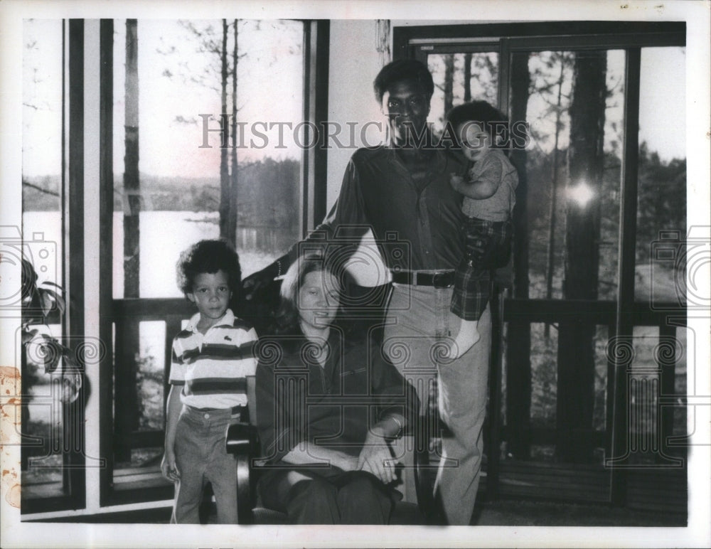 1987 Press Photo Johnny Ford Tuskegee Mayor Hometown