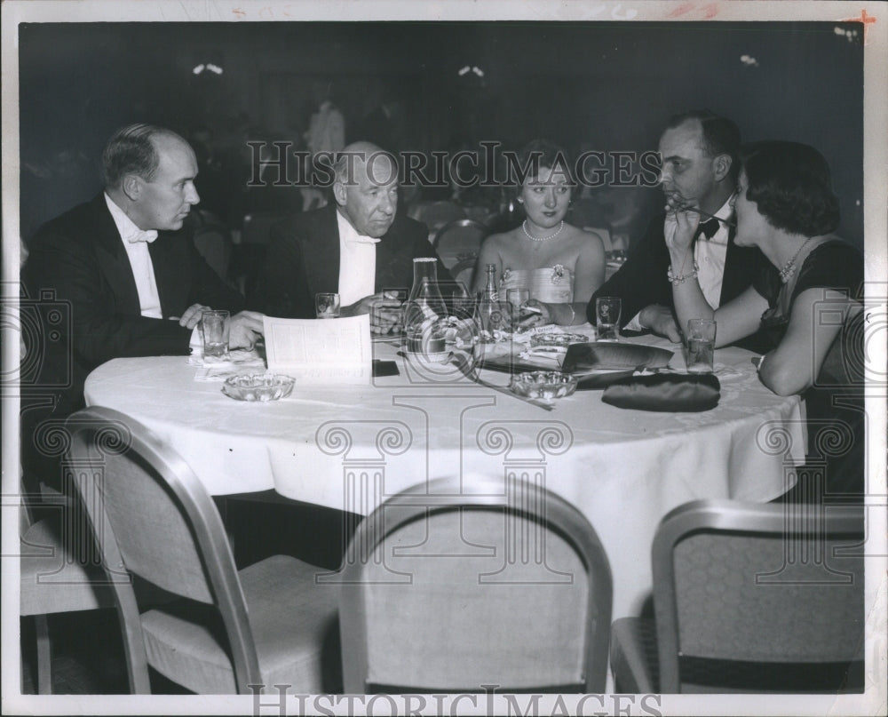 1956 Press Photo Symphony Ball John B Ford III David