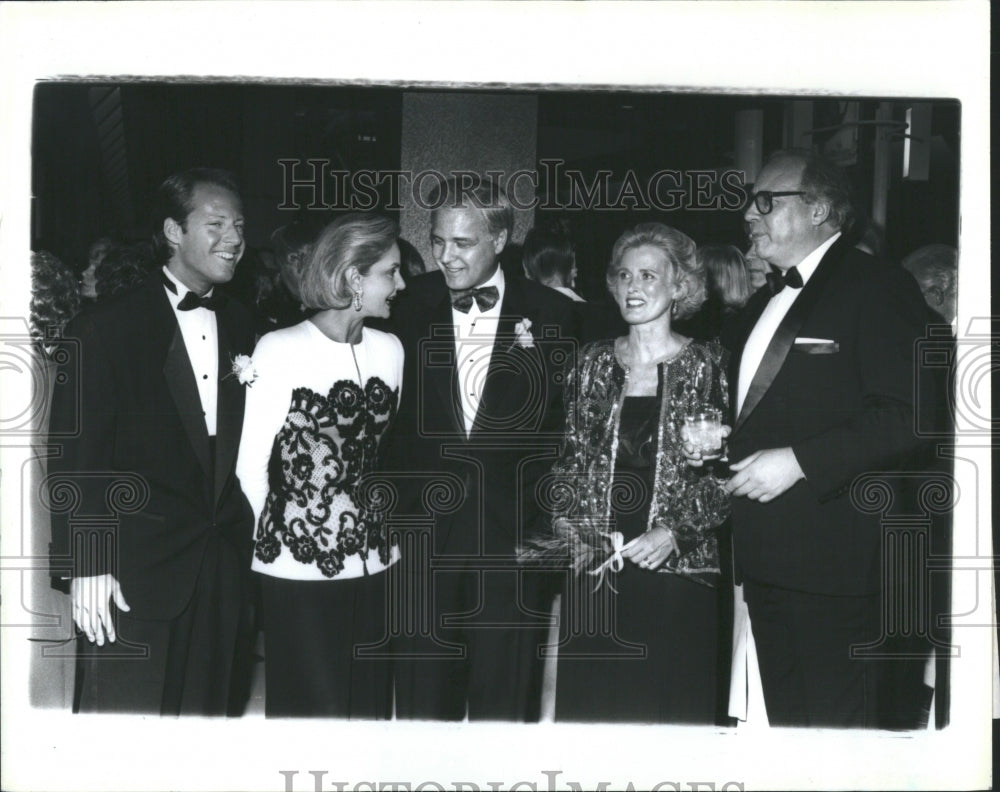 1992 Press Photo Nathan Forbes Carolina Herrera Premier