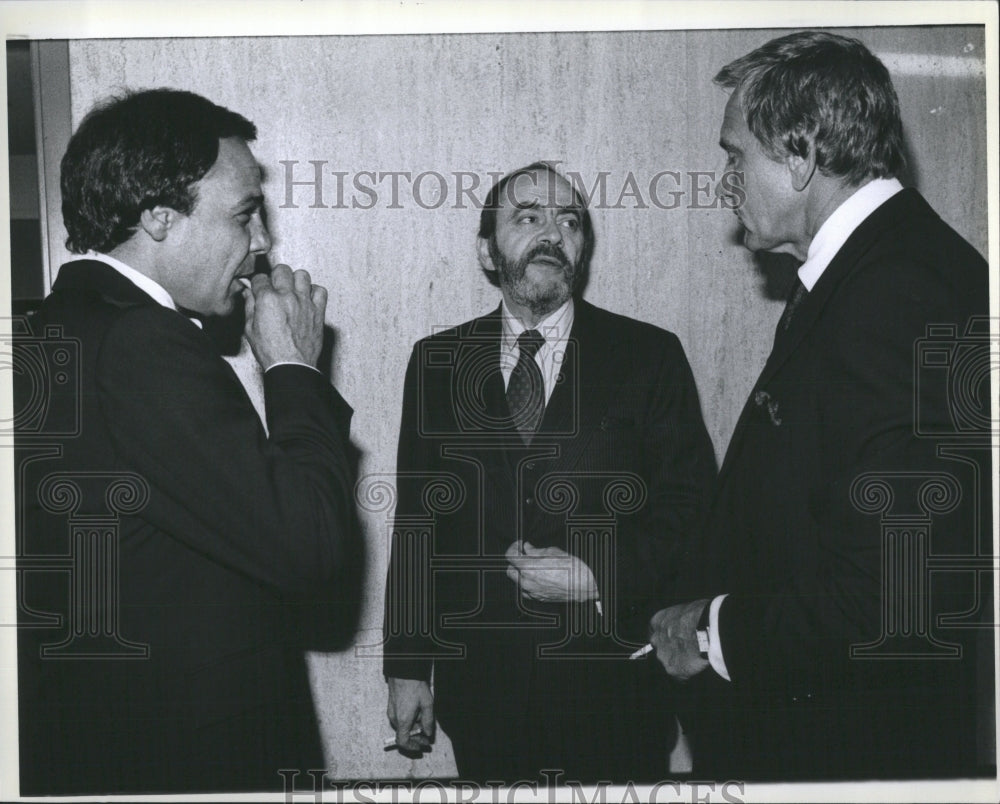 1980 Press Photo Dominic Loreti Mort Lieberman Roy