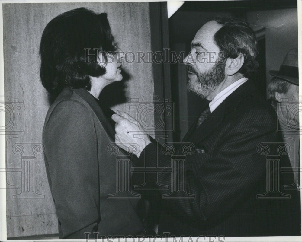 1980 Press Photo Mary Jean Lieberman and her husband