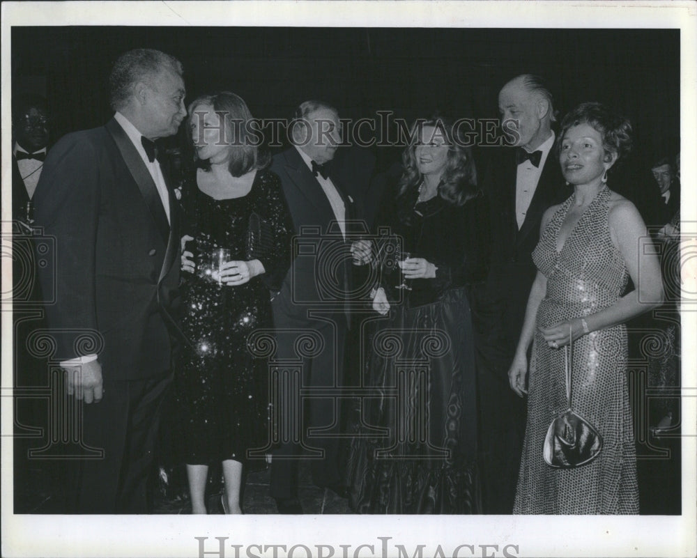 1980 Press Photo Lanie Pincus Henry Ford II Kathy