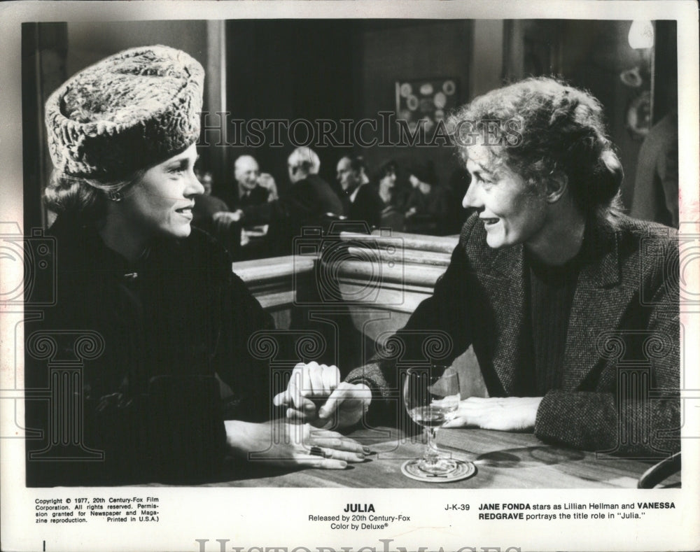 1978 Press Photo Jane Fonda Vanessa Redgrave Actress