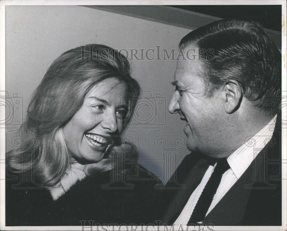 1965 Press Photo Christina and Henry Ford II all smiles