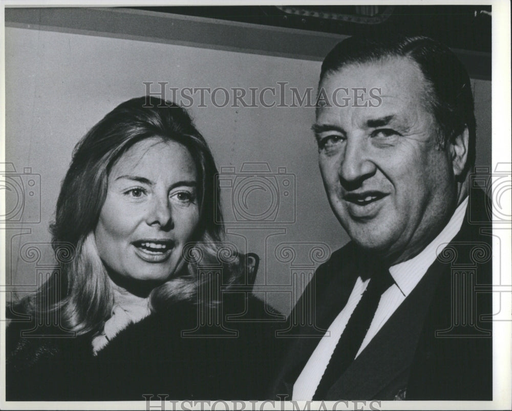 1965 Press Photo Christina and Henry Ford II all smiles