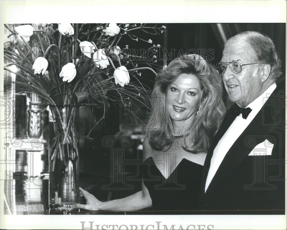 1985 Press Photo Mr and Mrs Henry Ford II